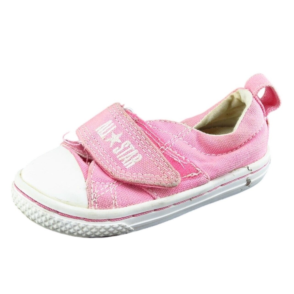 Converse all star Toddler Girls 6 Medium Pink Low Top‎ Fabric